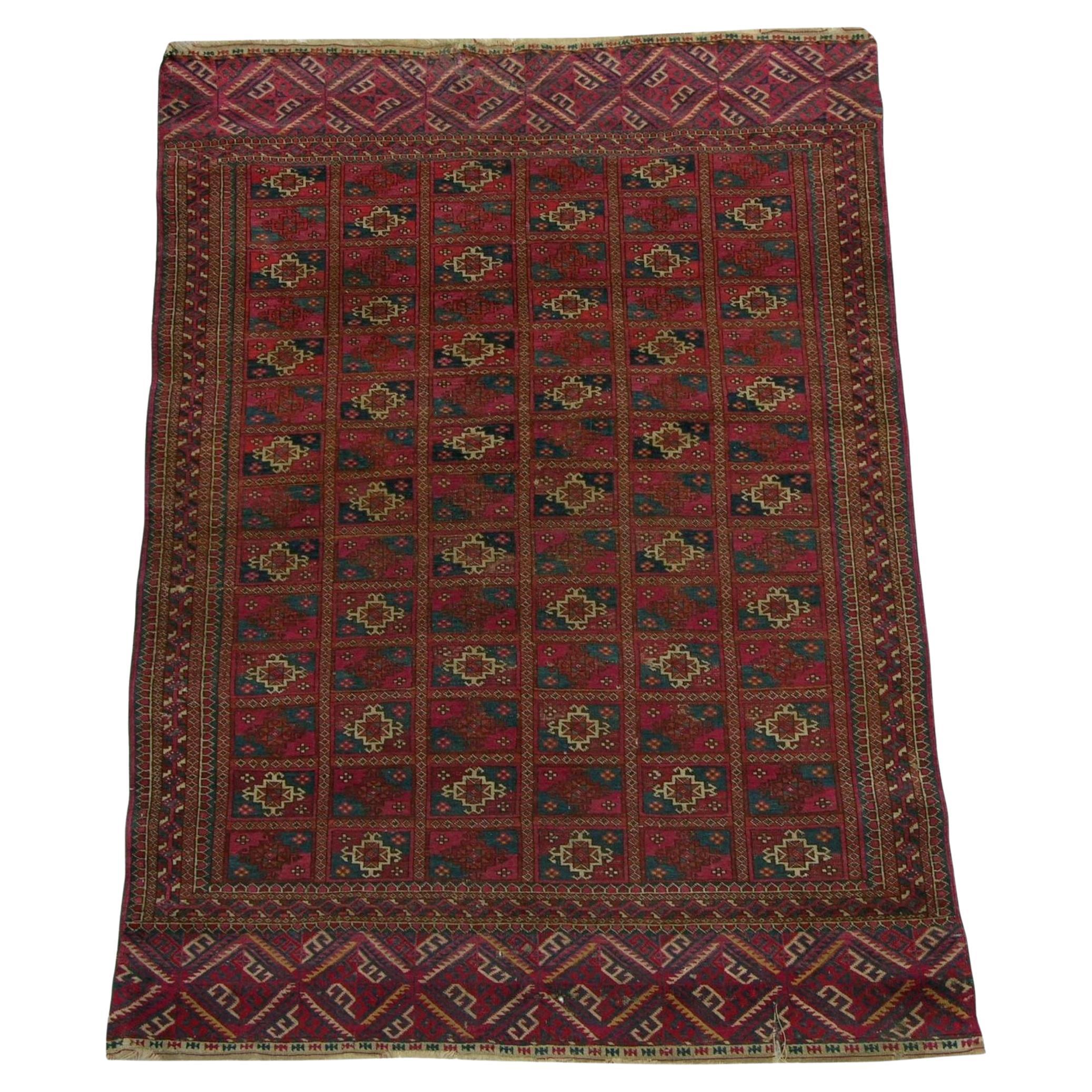 Antique Fine Persian Baluch Rug For Sale