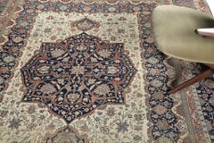 Antique Fine Persian Kashan Rug 57499