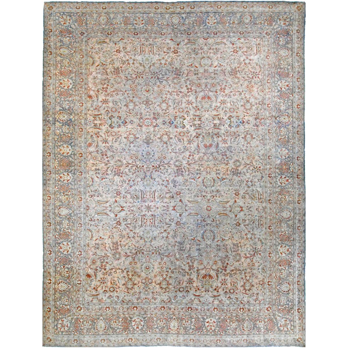 Circa: 1920’s

Dimensions: 10’5 x 14’4

Material: 100% Wool Pile, Hand Knotted

Design: Persian, Mahal Weave, Fine Kashan

11778

Persian rugs and carpets of various types were woven in parallel by nomadic tribes in village and town workshops, and
