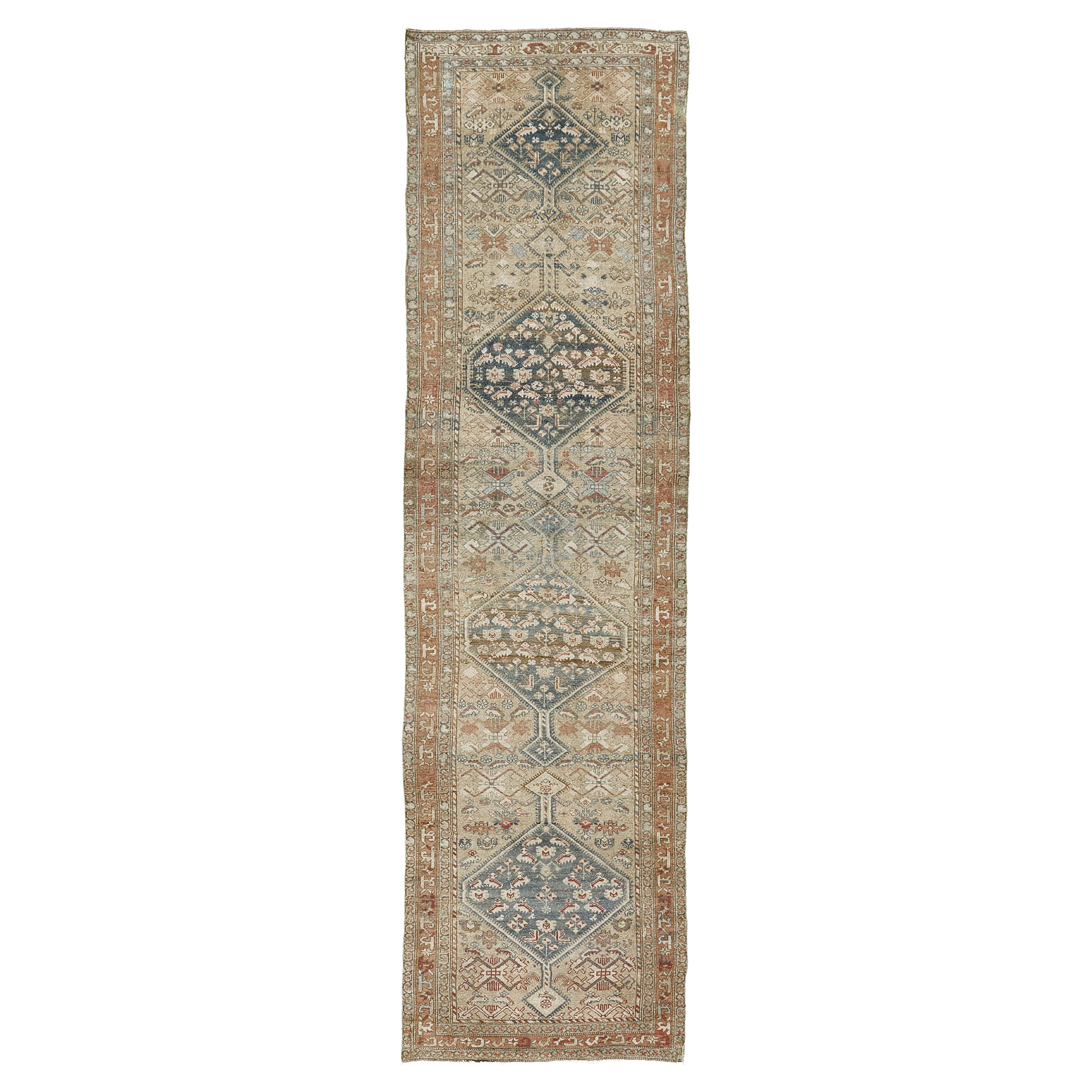 Antique Fine Persian Malayer by Mehraban Rugs For Sale