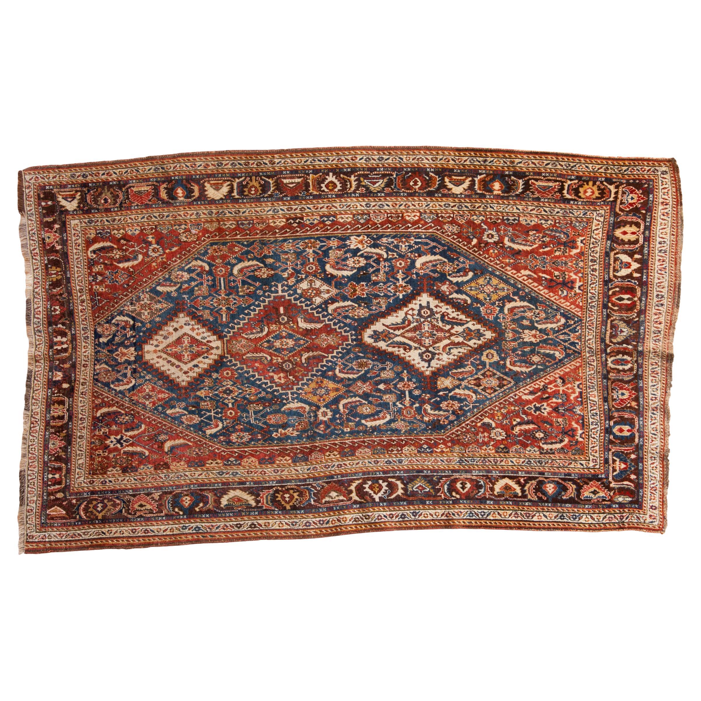 Antique Fine Qashqai Rug
