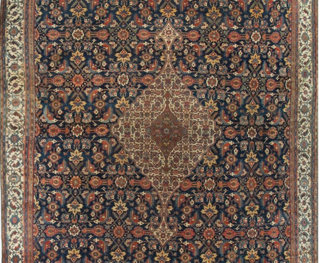 Antique Oversize Bibikabad Rug, circa 1900 12'2