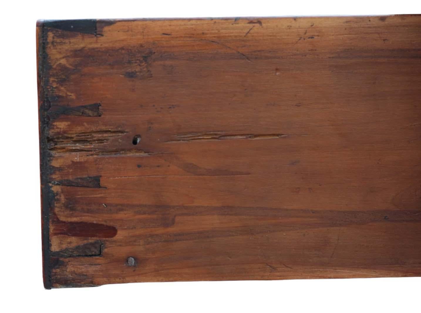 Wood Antique Fine Quality C1800 Inlaid Mahogany Writing table - Desk Side Dressing