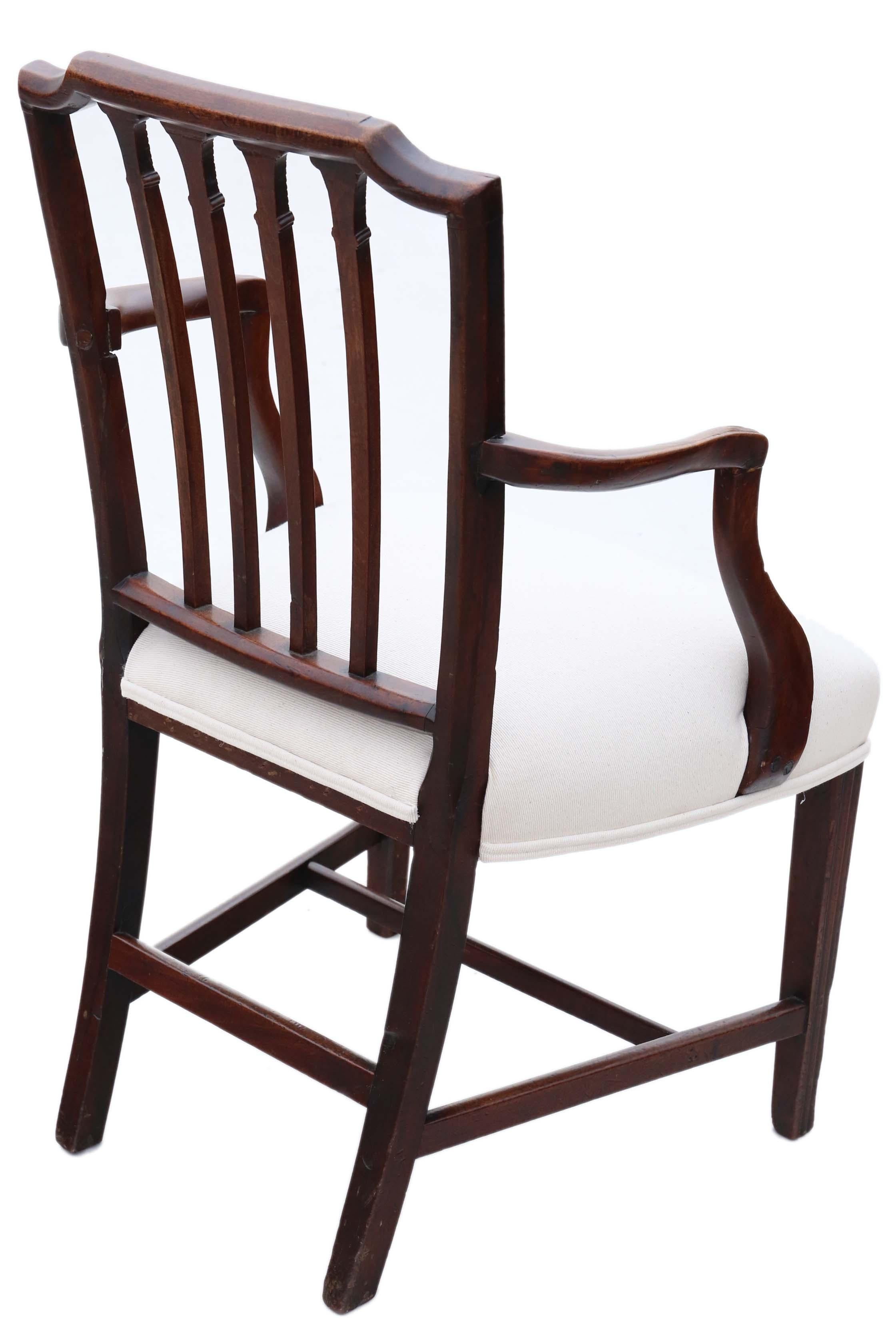Fauteuil d'antiquités de qualité supérieure en acajou du début du XIXe siècle, fauteuil à l'accoudoir Bon état - En vente à Wisbech, Cambridgeshire