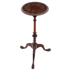 Ancienne table à vin ou d'appoint en acajou de qualité supérieure Edwards and Roberts, vers 1900 