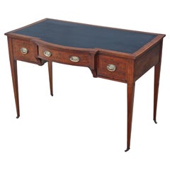 Antique Fine Quality Inlaid Mahogany Writing Dressing Table 19th Century Desk