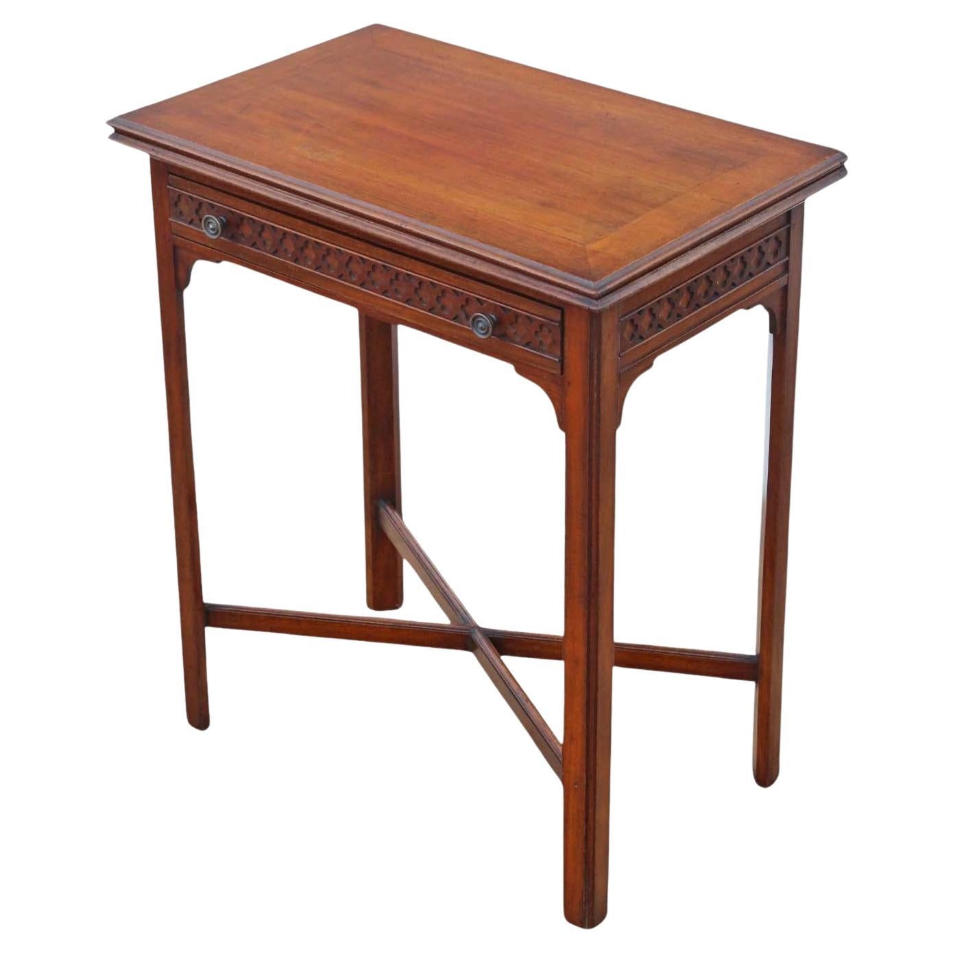 Antiguo Escritorio de caoba de alta calidad Mesa de cartas Escritorio auxiliar Vestidor en venta