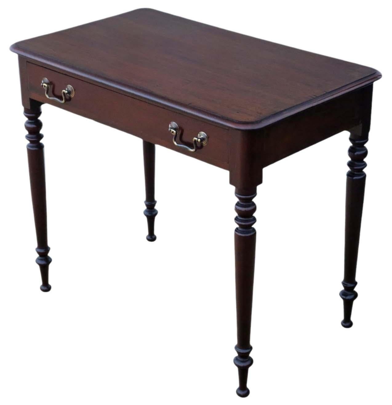 Ancienne table à écrire en acajou de qualité supérieure 19e siècle Bureau d'appoint Bon état - En vente à Wisbech, Cambridgeshire