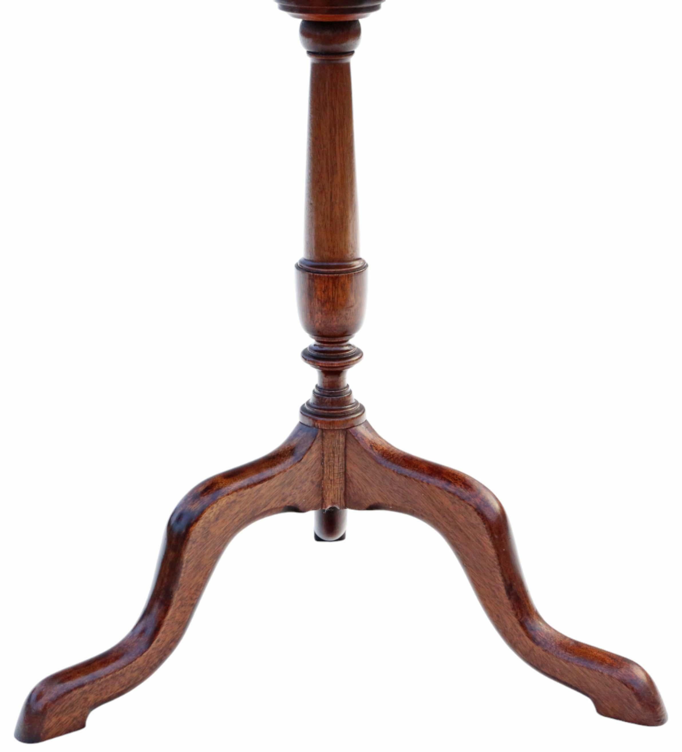 Mahogany Antique fine quality pair of 19th Century wine or side tables mahogany For Sale