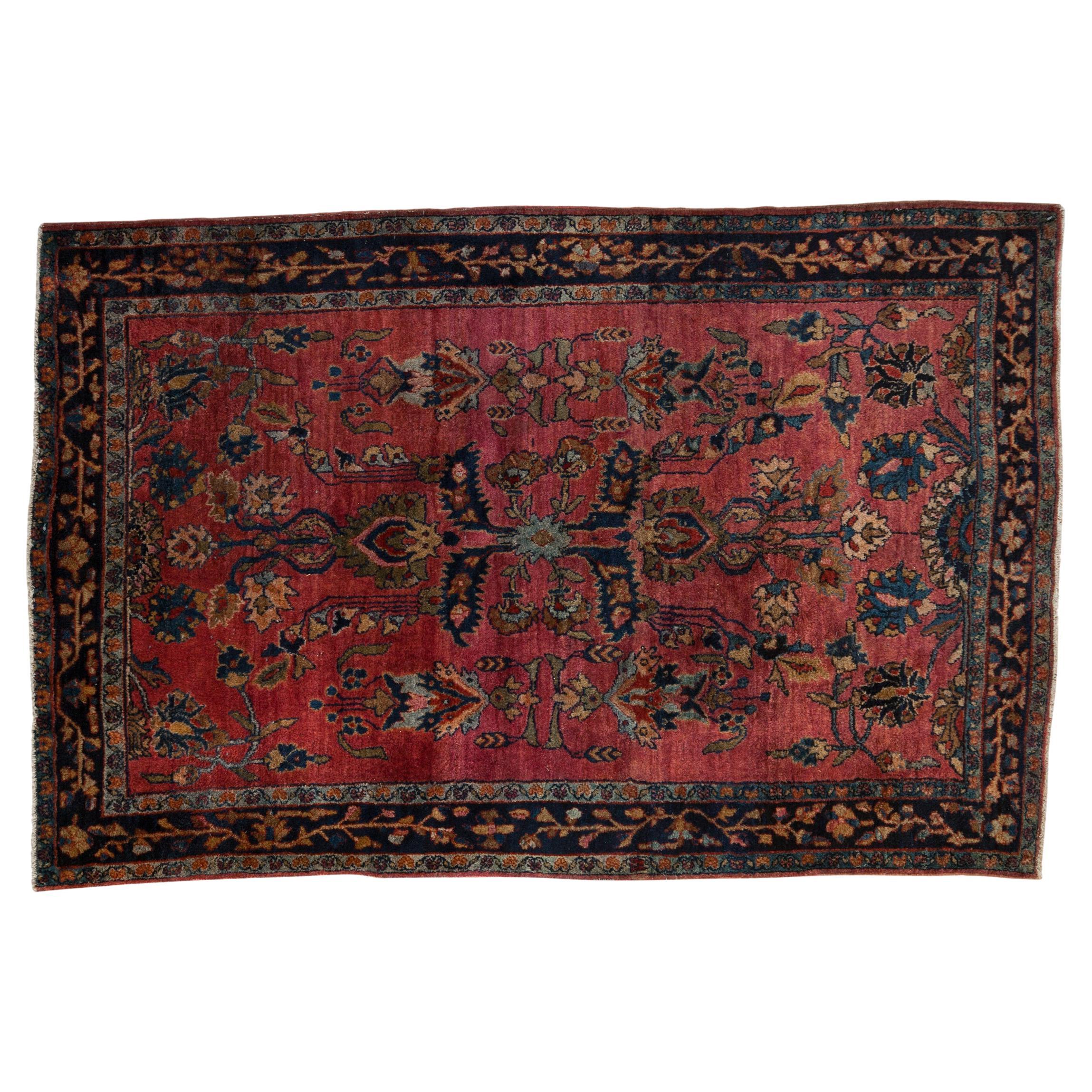 Antique Fine Sarouk Rug