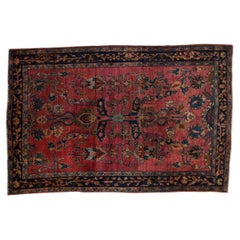 Antique Fine Sarouk Rug