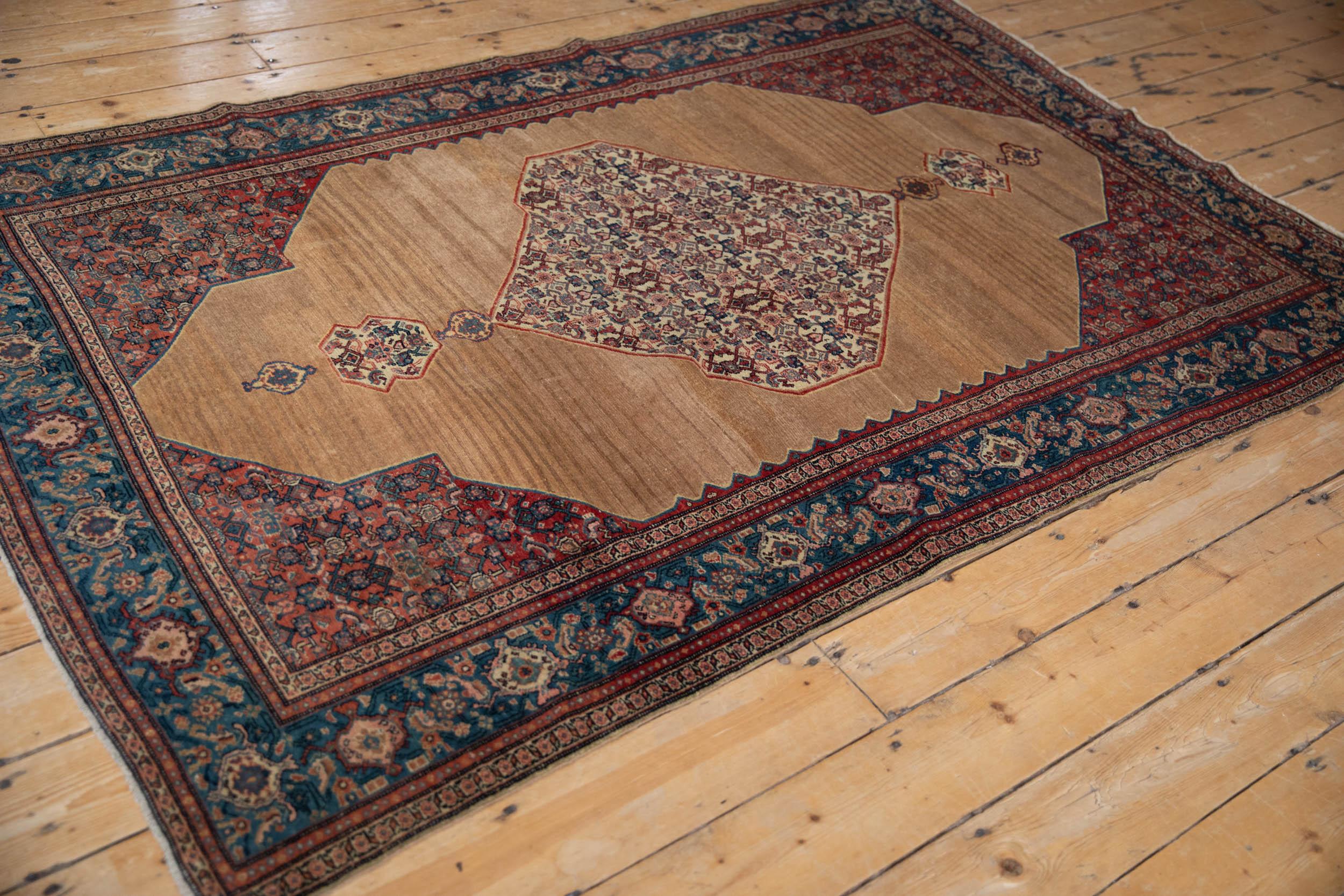 Early 20th Century Antique Fine Senneh Rug For Sale