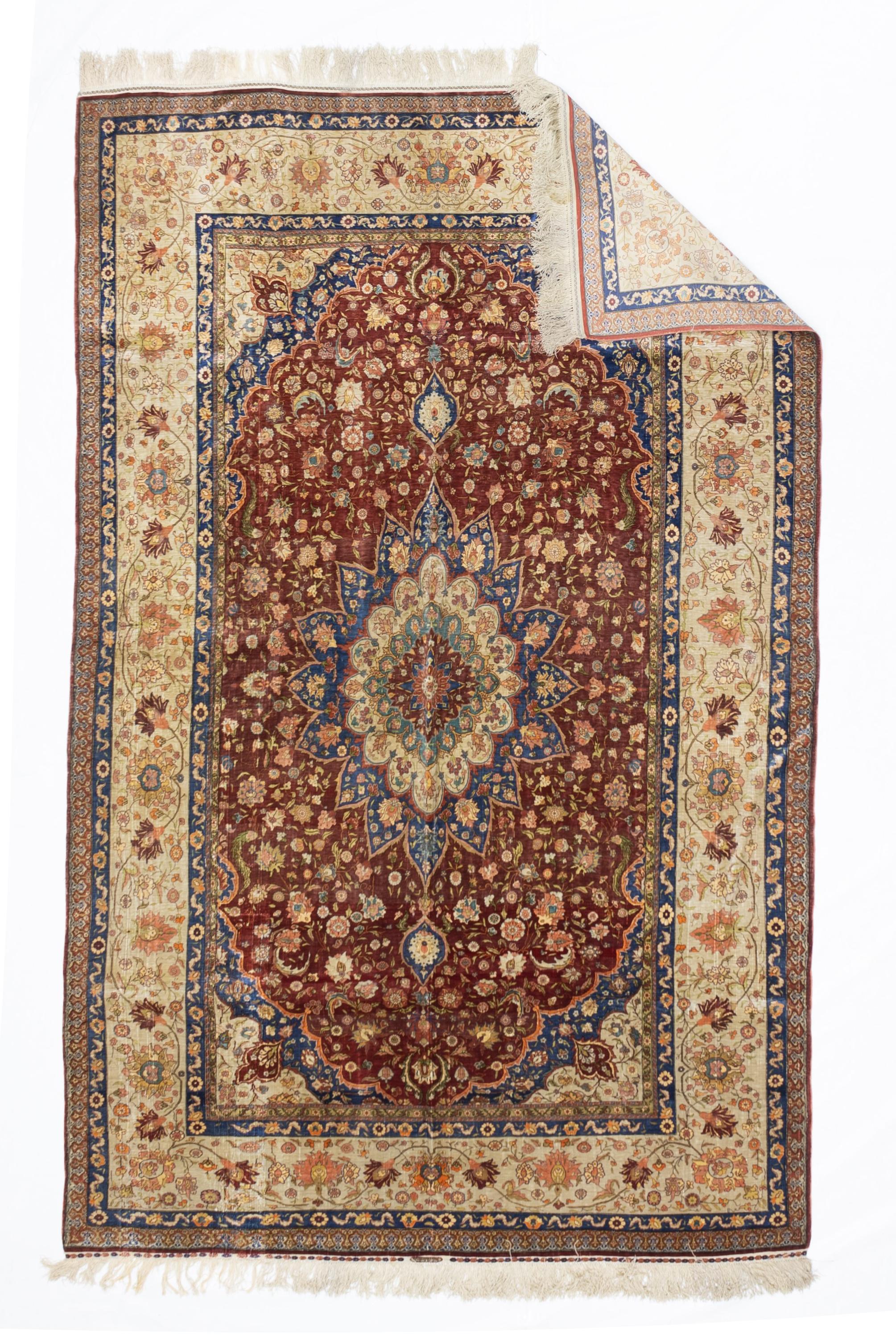 Antique Fine Turkish Rug 5'3