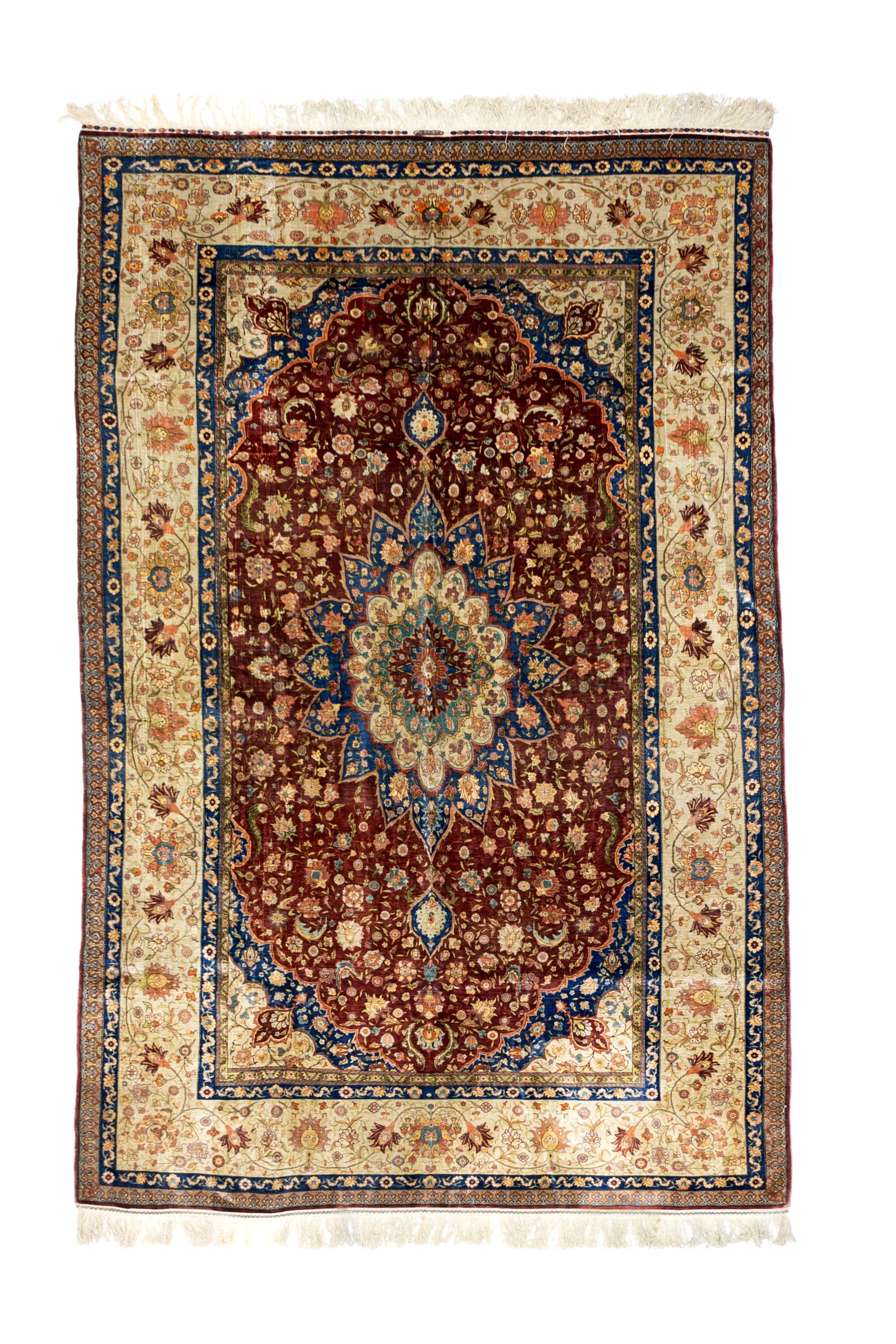 Antique Fine Turkish Rug 5'3