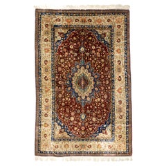 Tapis turc fin antique 5'3" x 8'2"