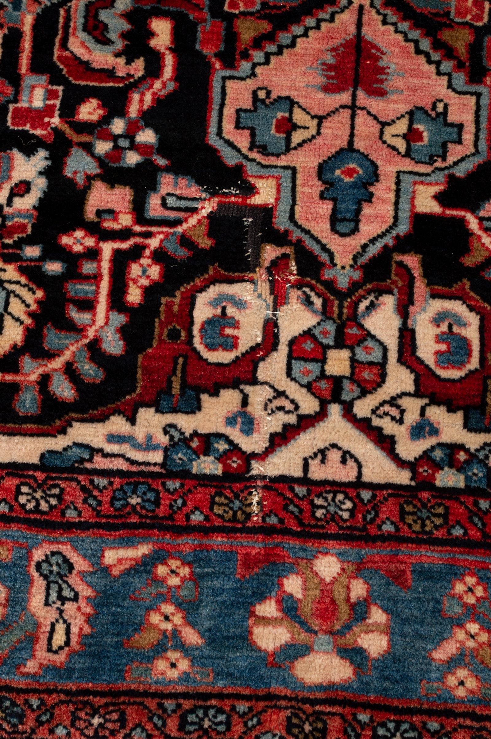 19th Century Antique Fine West Persian Carpet Rug For Sale