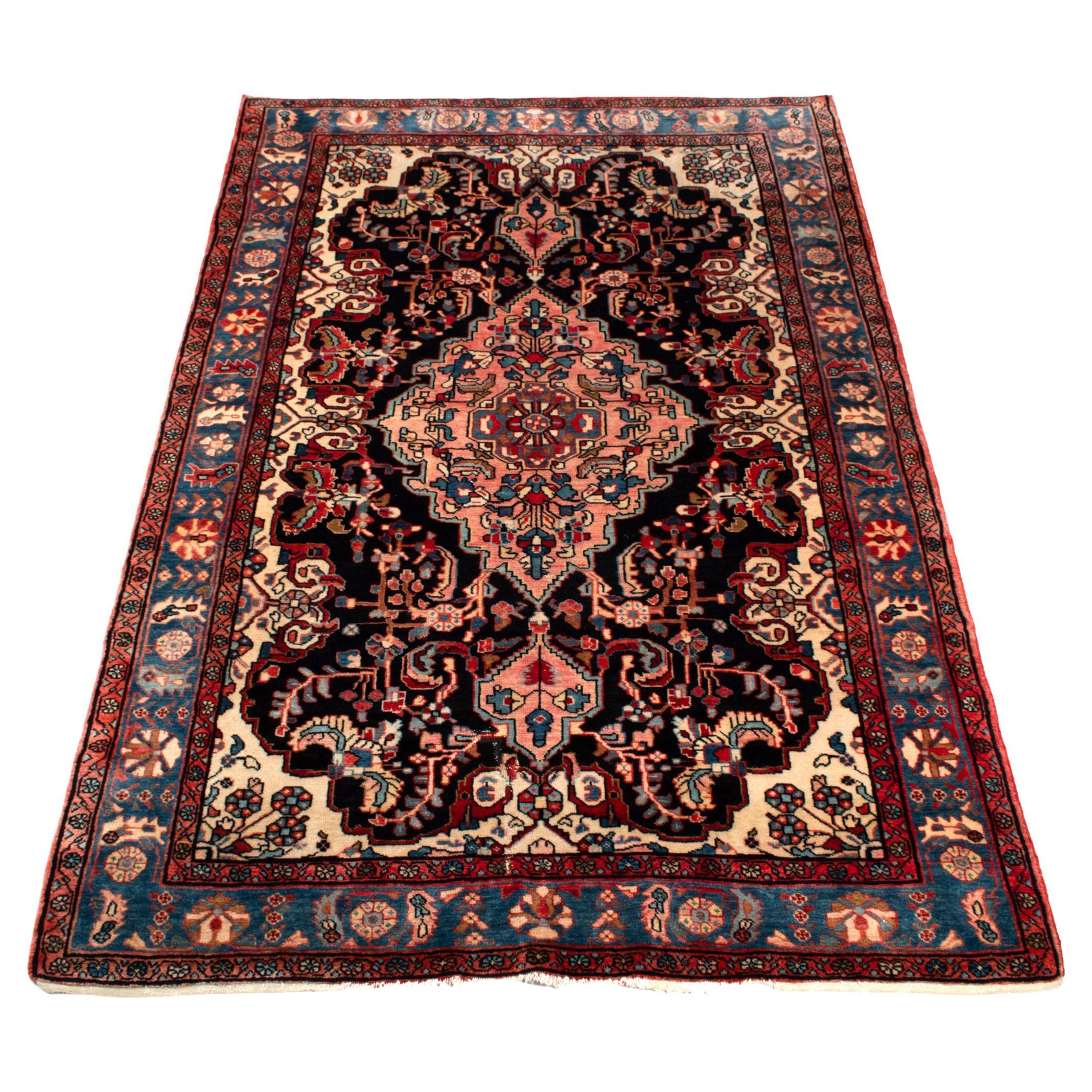 Antique Fine West Persian Carpet Rug For Sale