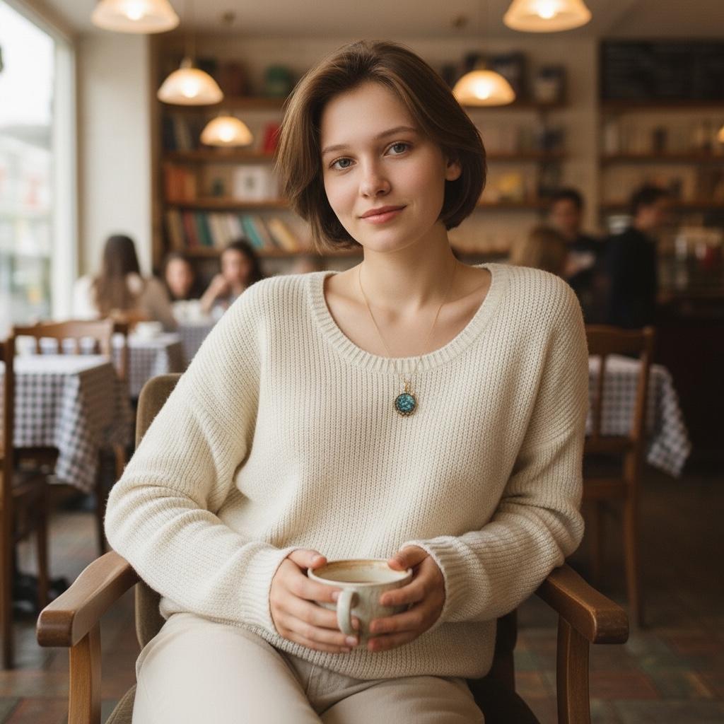 Pendentif ancien en très bon état représentant un homme dans la lune, sculpté en labradorite naturelle et rehaussé de 20 diamants taillés en rose sur le croissant de lune et l'étoile. 

Il s'agit d'une belle antiquité et non d'une reproduction de