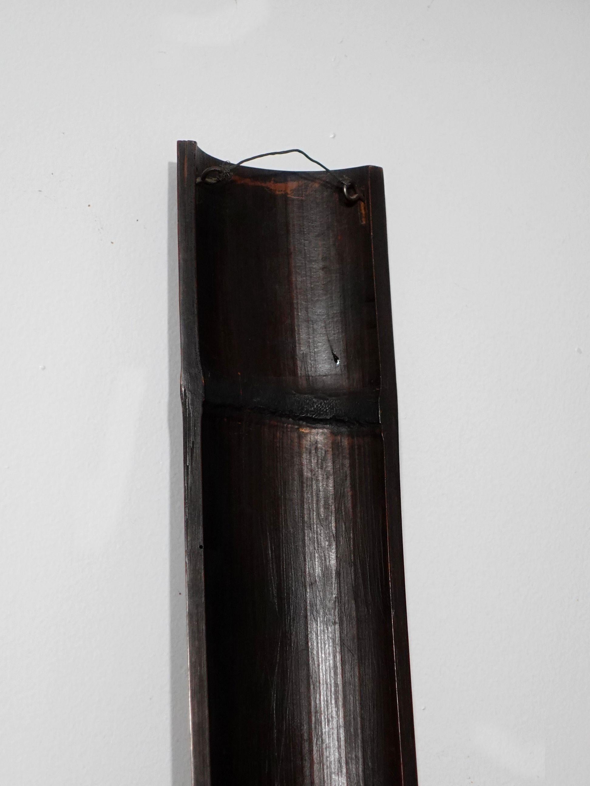 Antique Finely Japanese Bamboo Carving For Sale 9