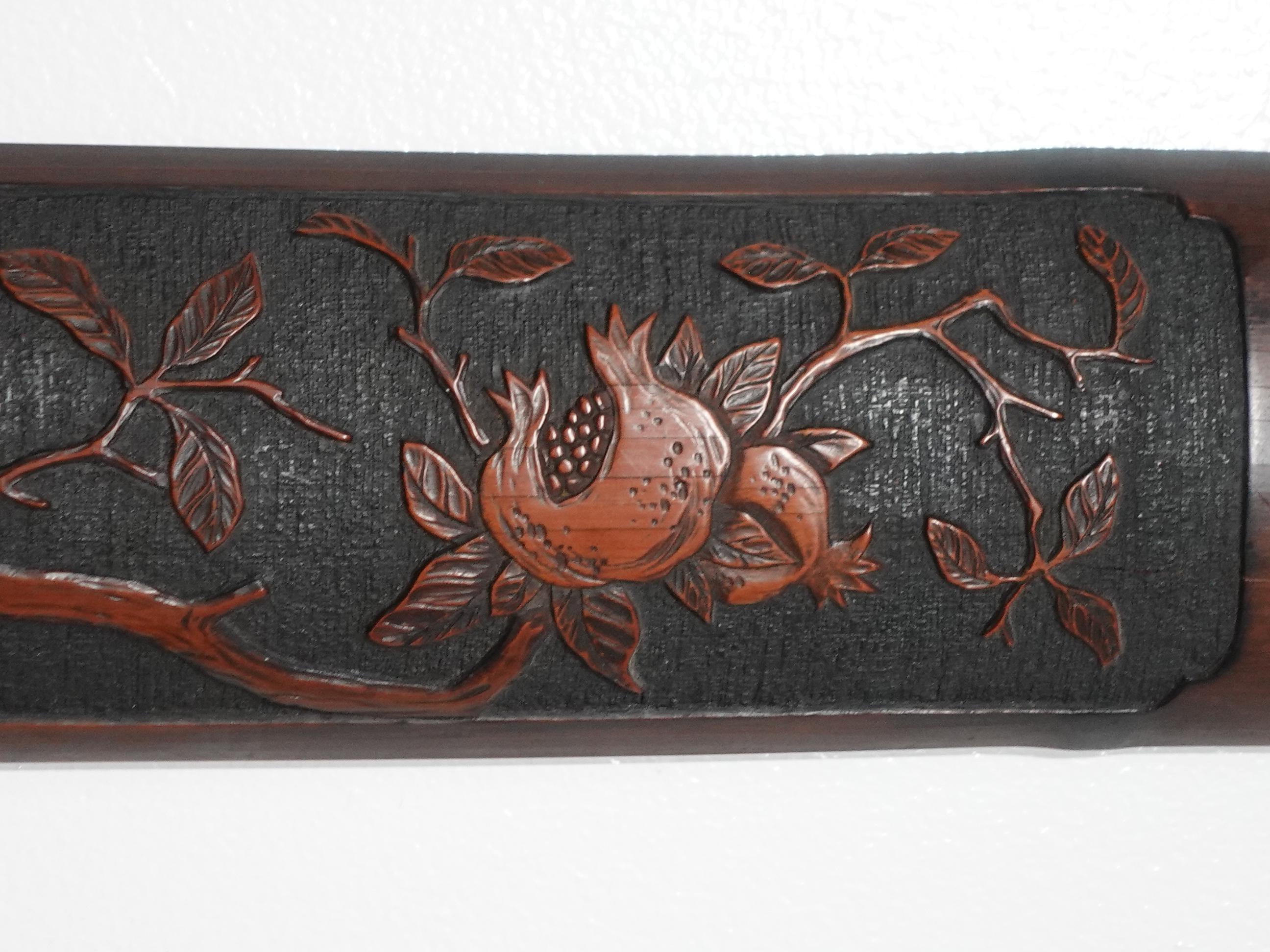 Hand-Crafted Antique Finely Japanese Bamboo Carving For Sale
