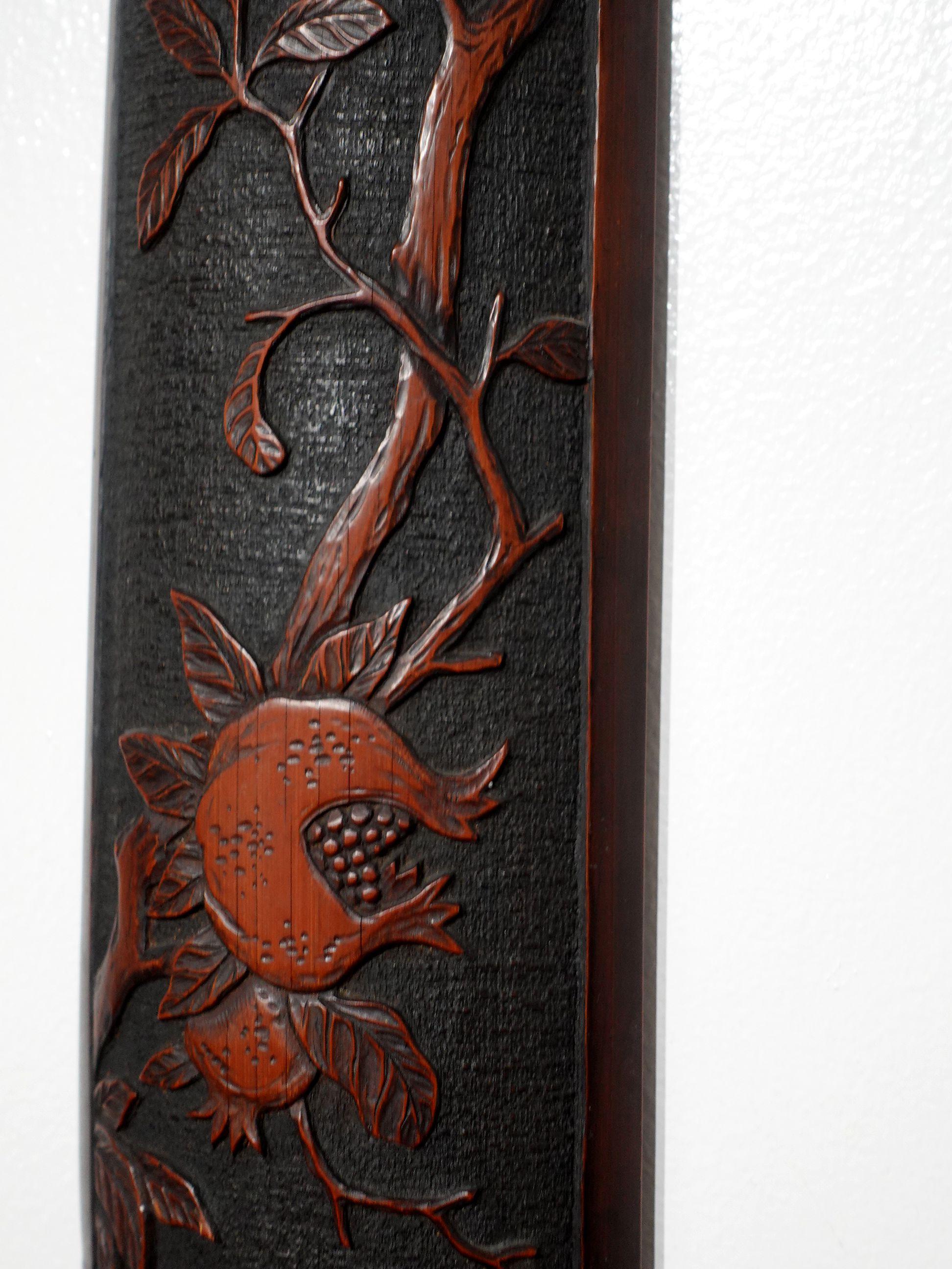 Antique Finely Japanese Bamboo Carving For Sale 3