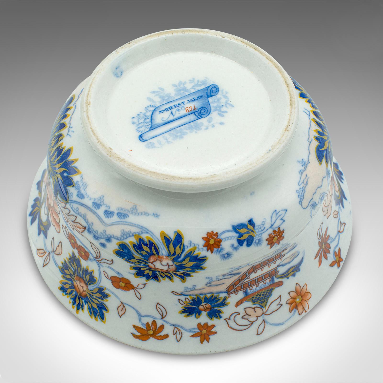 Antique Finger Bowl, English, Decorative Ceramic Serving Dish, Victorian, C.1900 For Sale 2