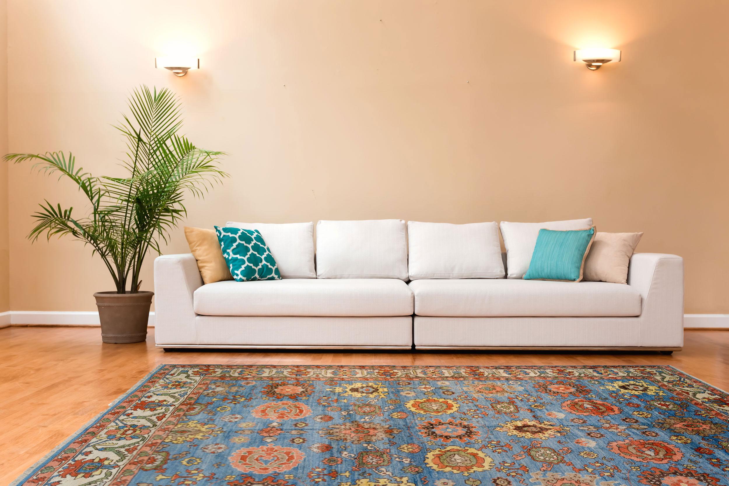 Antiker, lackierter Serapi-Teppich 315x250cm (Aserbaidschanisch) im Angebot