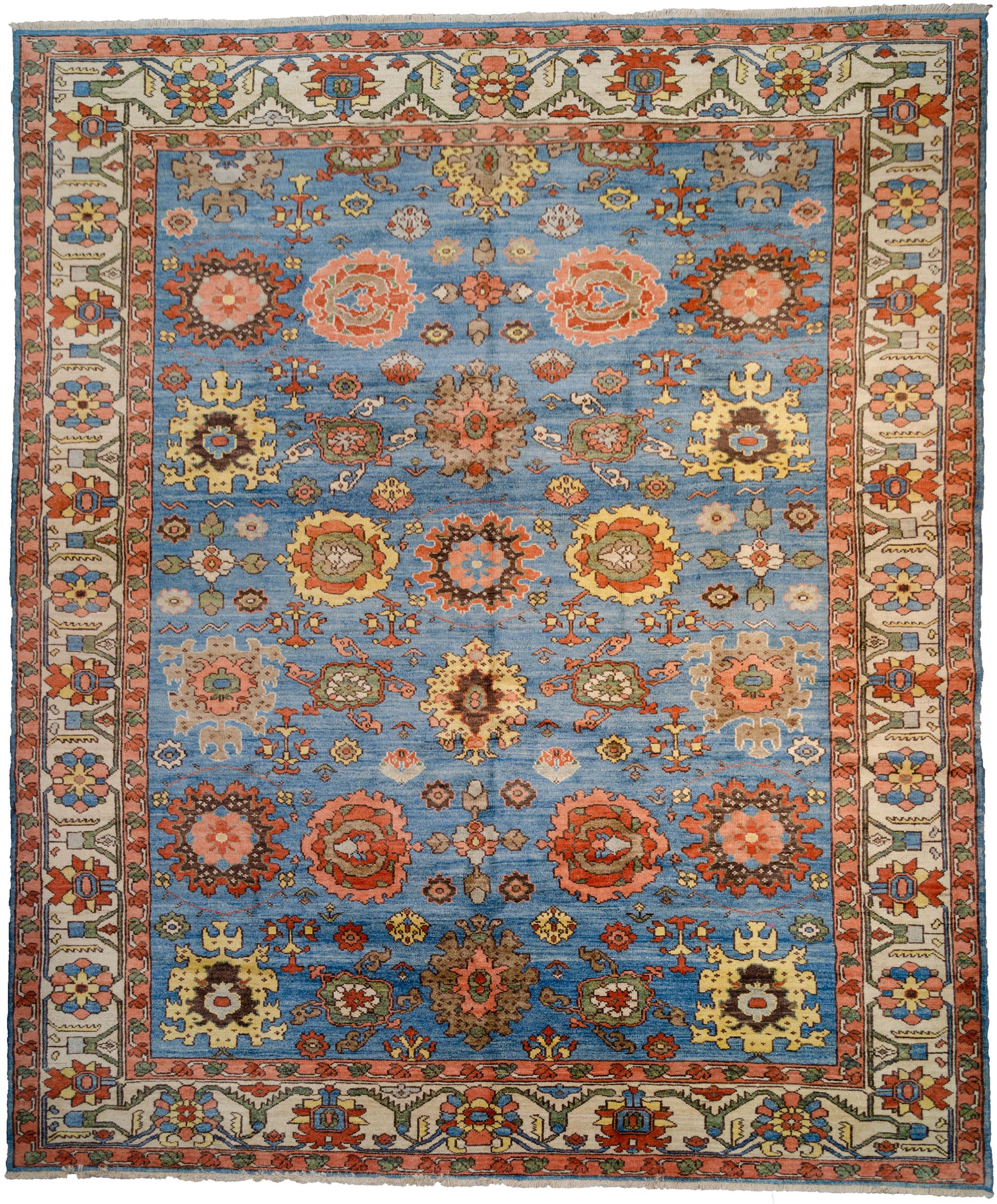 Antiker, lackierter Serapi-Teppich 315x250cm (Gewebt) im Angebot