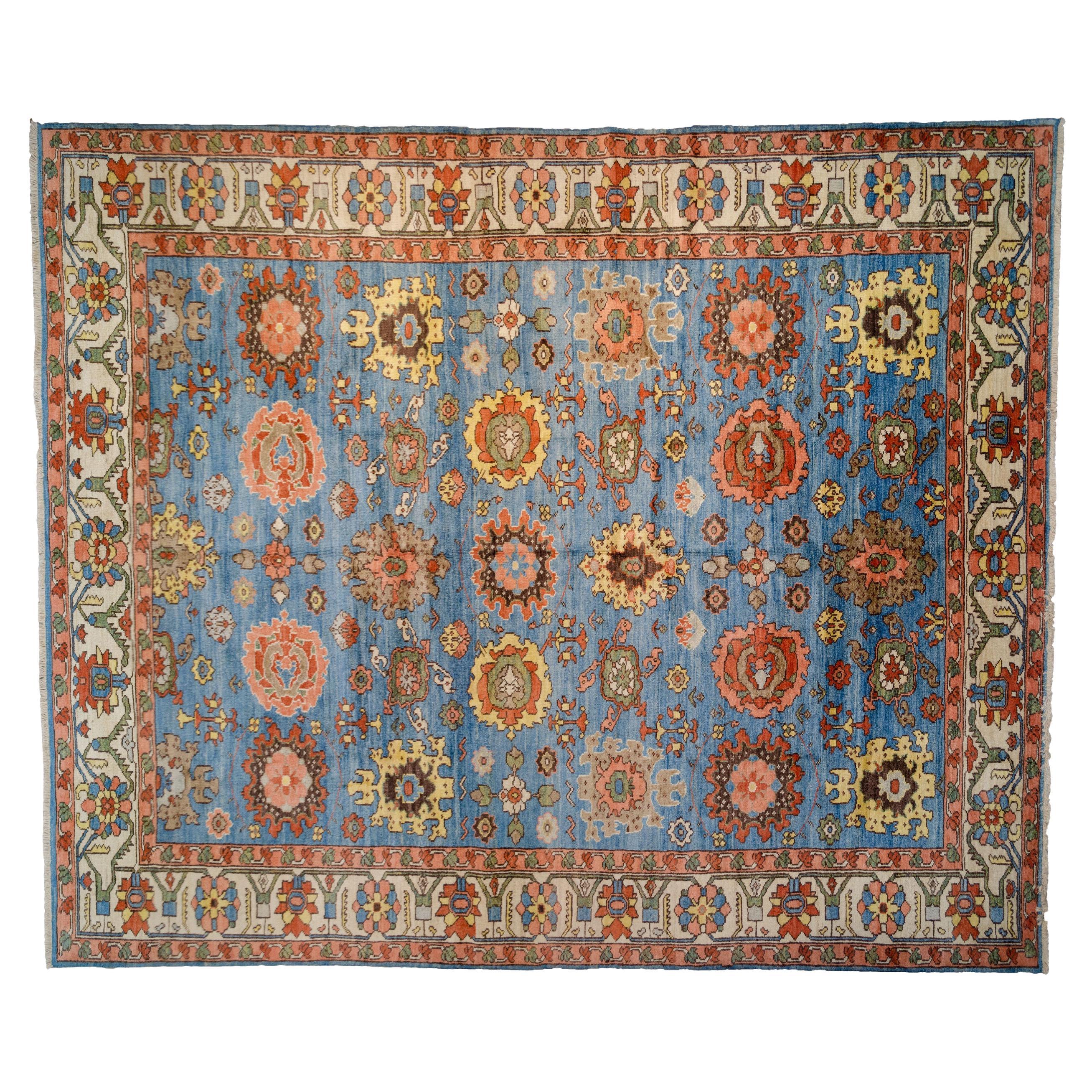 Antiker, lackierter Serapi-Teppich 315x250cm