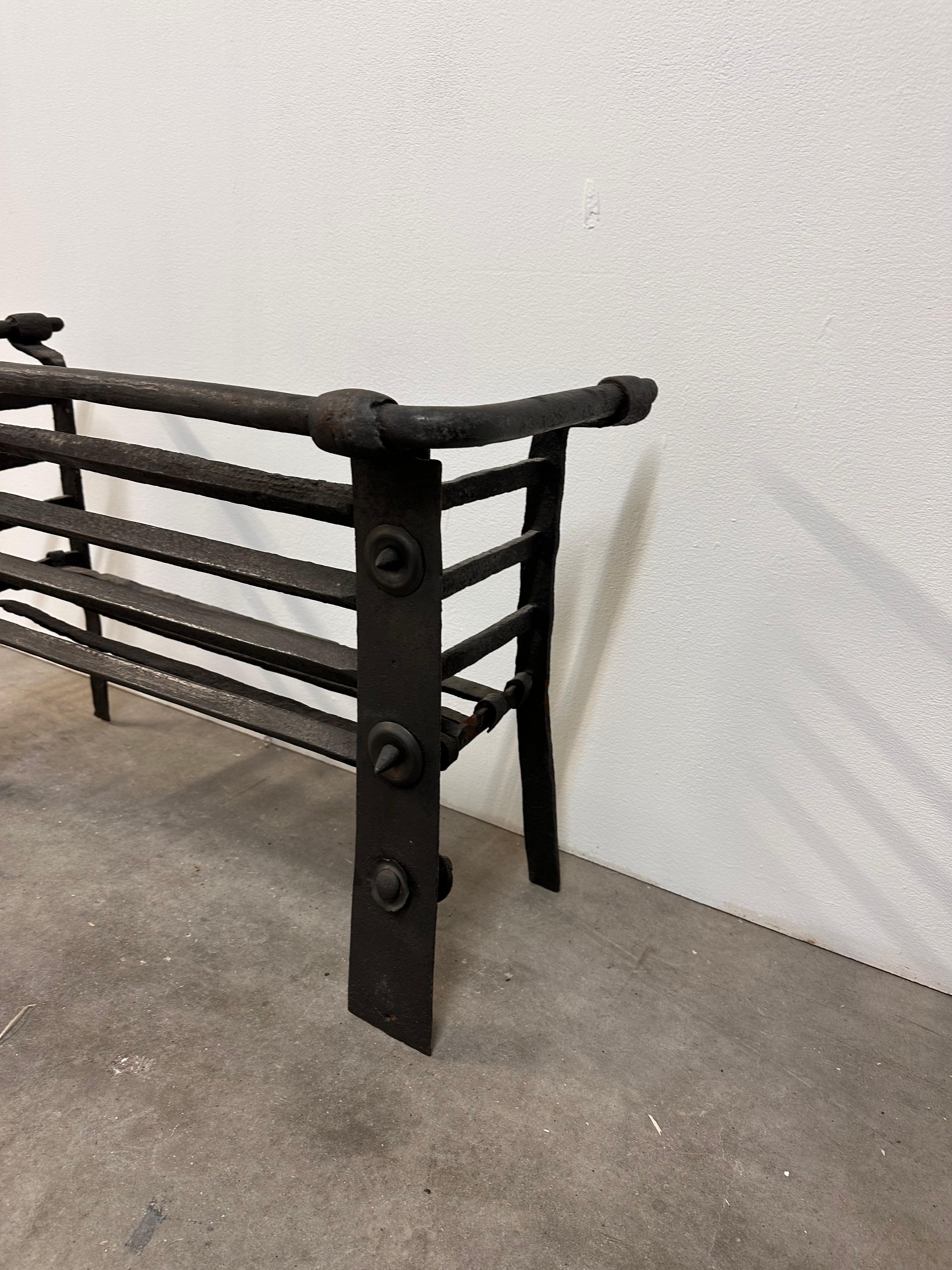 Grille de foyer / panier antique, 17ème siècle hollandais en vente 6
