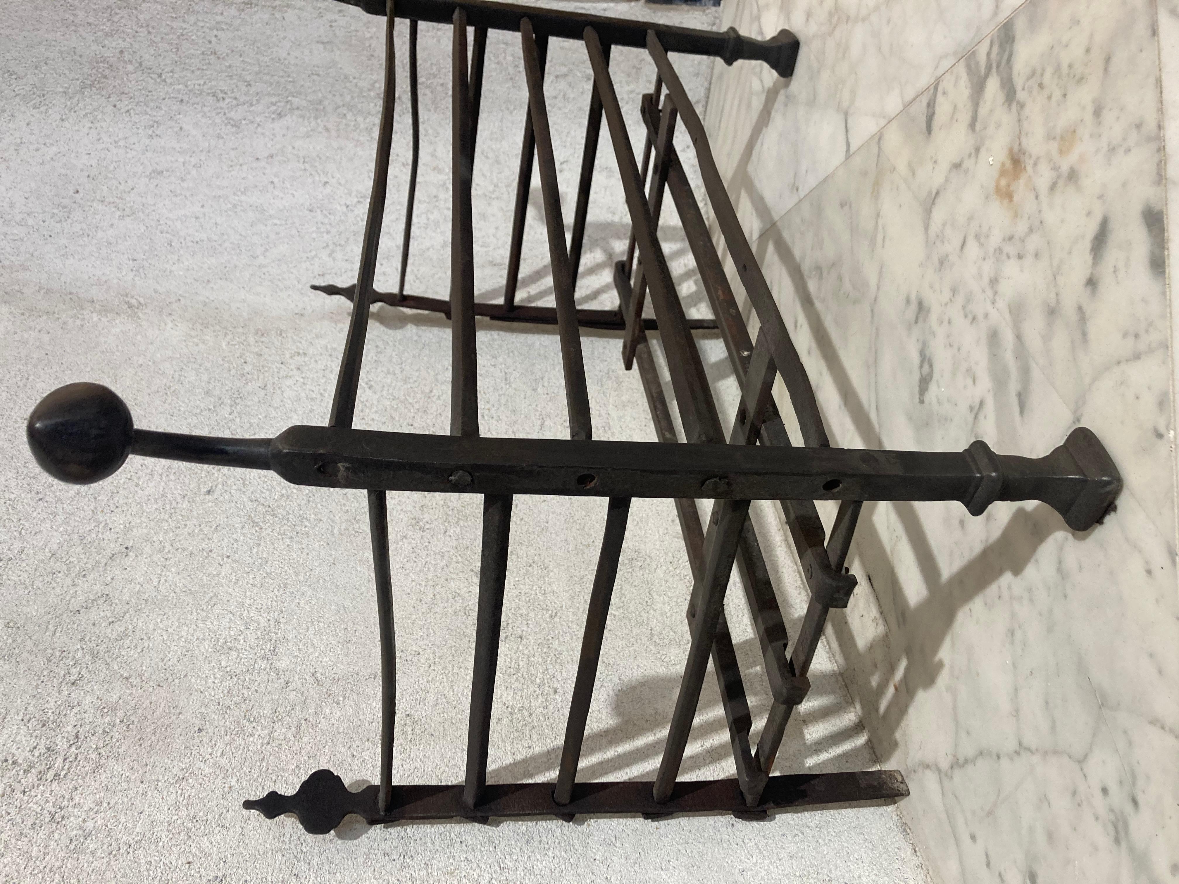 Antique Fire Grate or Fireplace Grate 2
