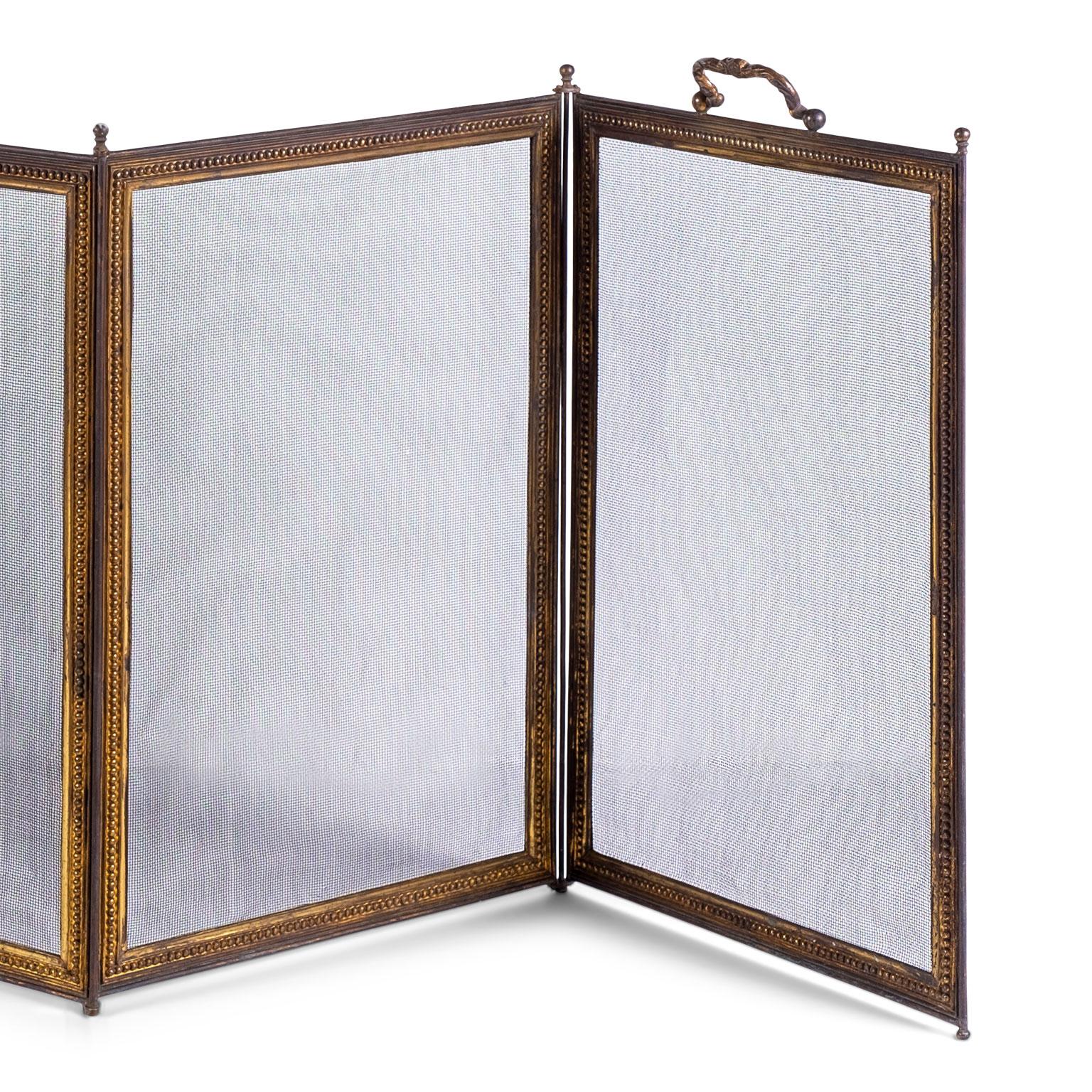 French Provincial Antique Fire Screen