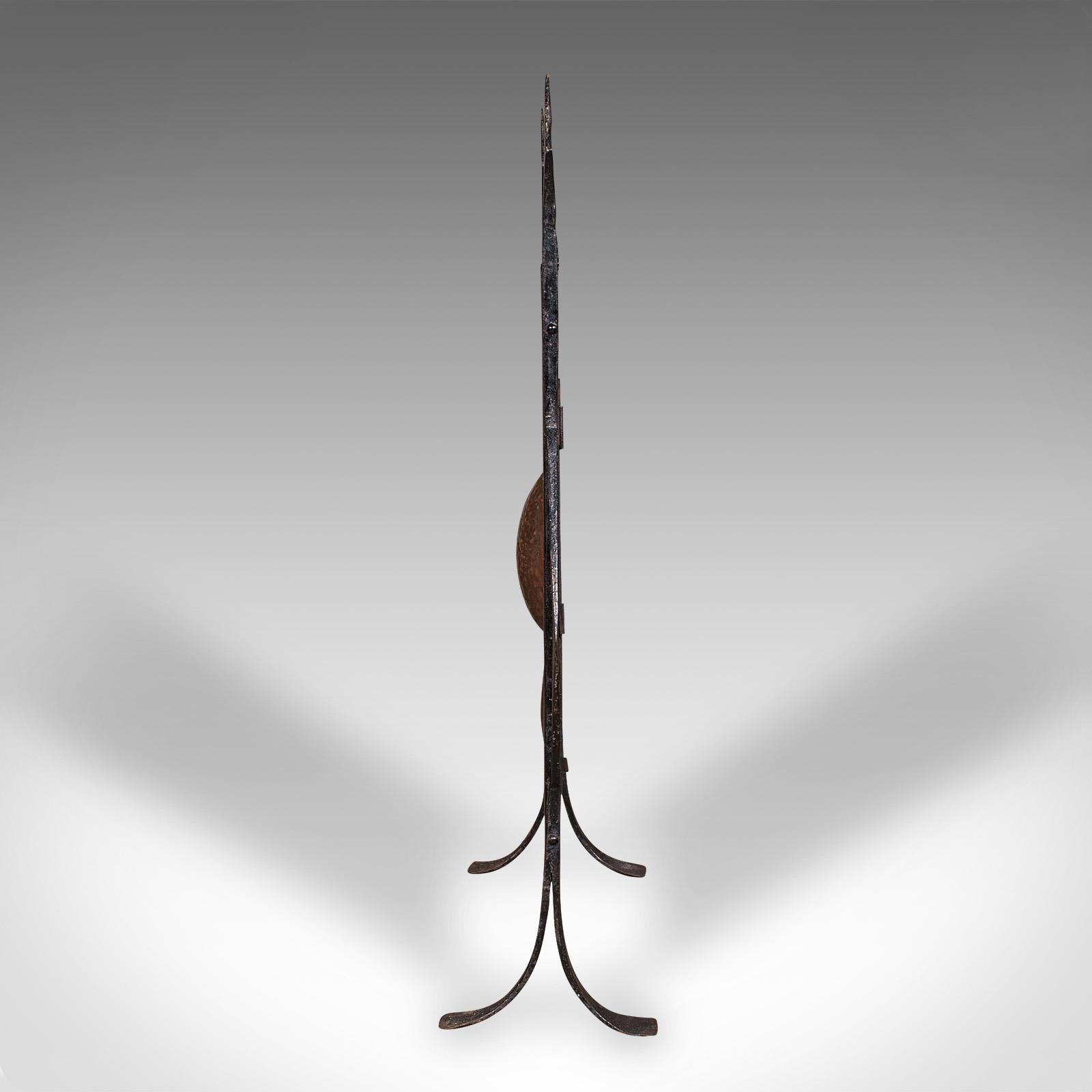 Antique Fire Screen, French, Copper, Fireplace Reflector, Art Nouveau, Victorian siglo XX en venta