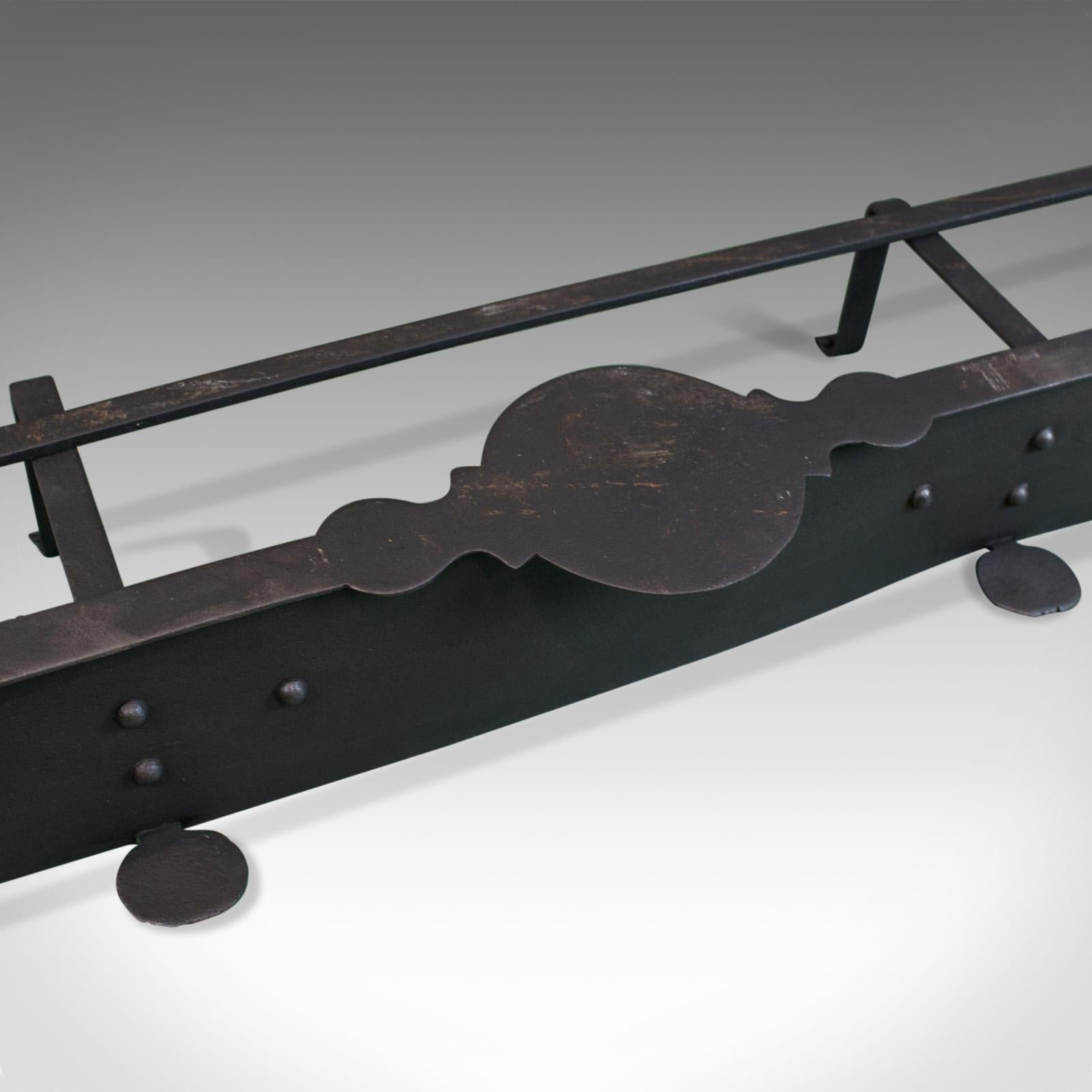 Antique Fire Surround, Victorian, Fender, Iron, Late 19th Century, circa 1900 For Sale 2