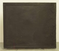 Antique Fireback -  Large, Simple and Rectangular
