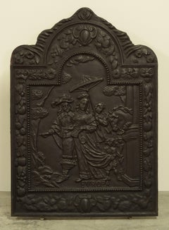 Antique Fireback "EVROPA" the Abduction of Europa