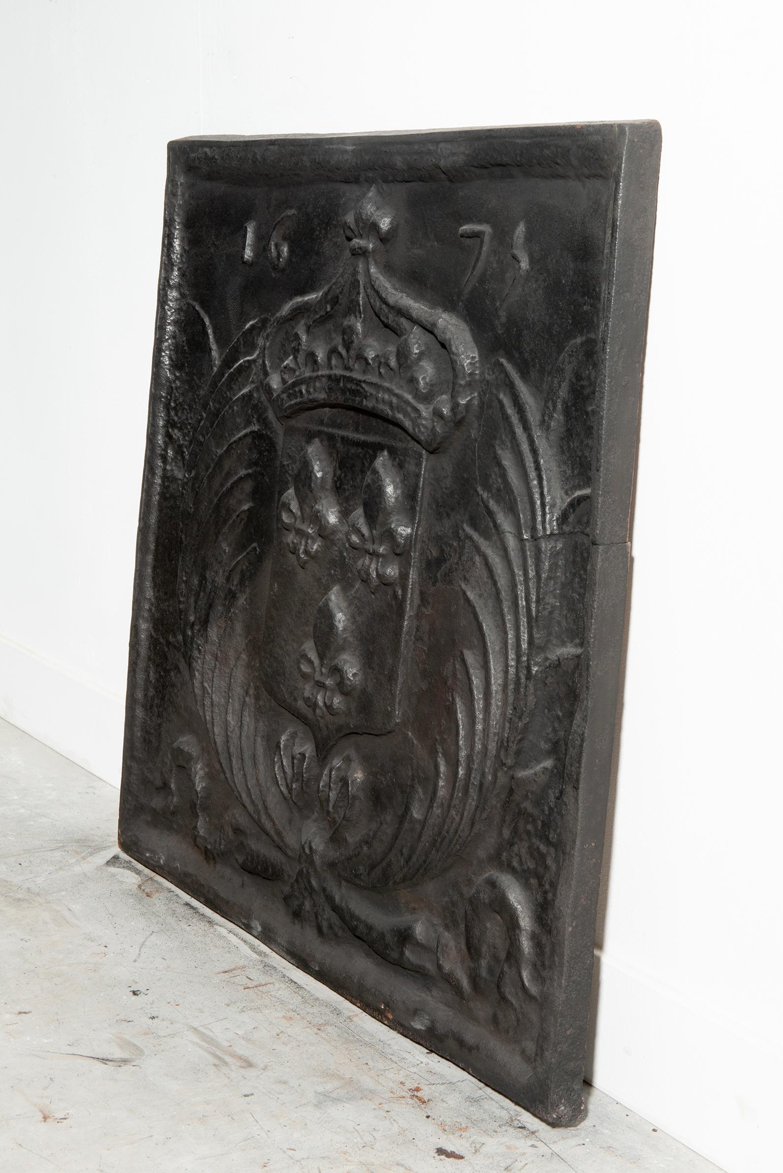 Antique Fireback / Backsplash 