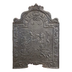 Plaque de cheminée ancienne / dosseret