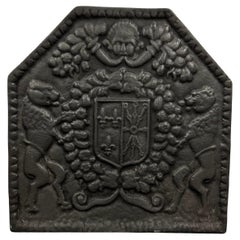 Plaque de cheminée ancienne / dosseret