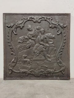 Antique Fireback / Backsplash, The Bath Of Diana