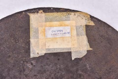 Plaque de cheminée ancienne avec armoiries