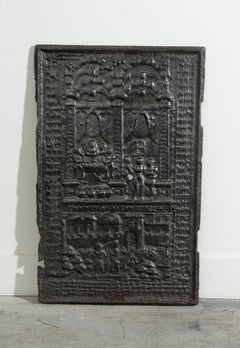 Antique Fireplace Fireback / Backsplash