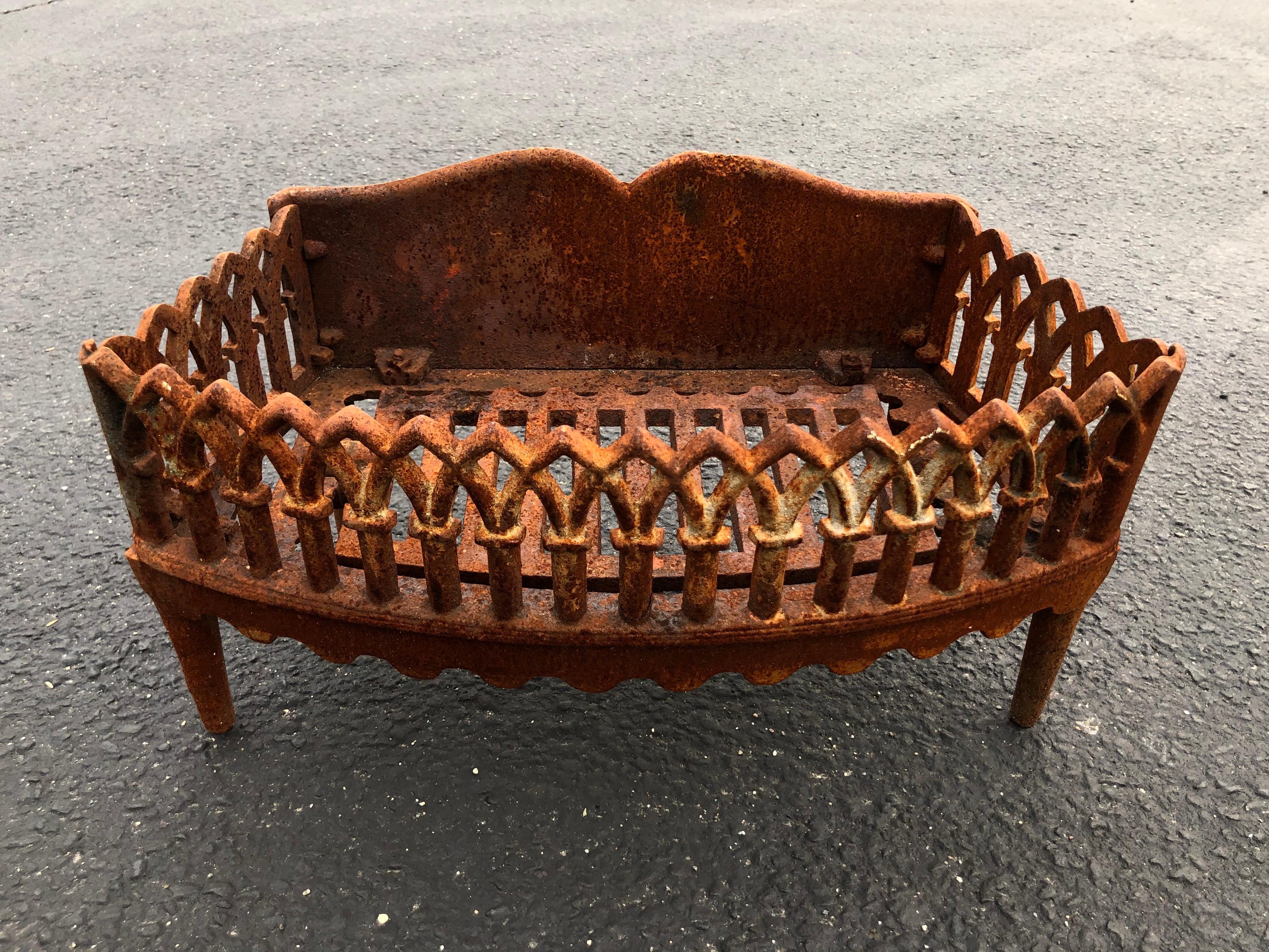 Late 19th Century Antique Fireplace Grate