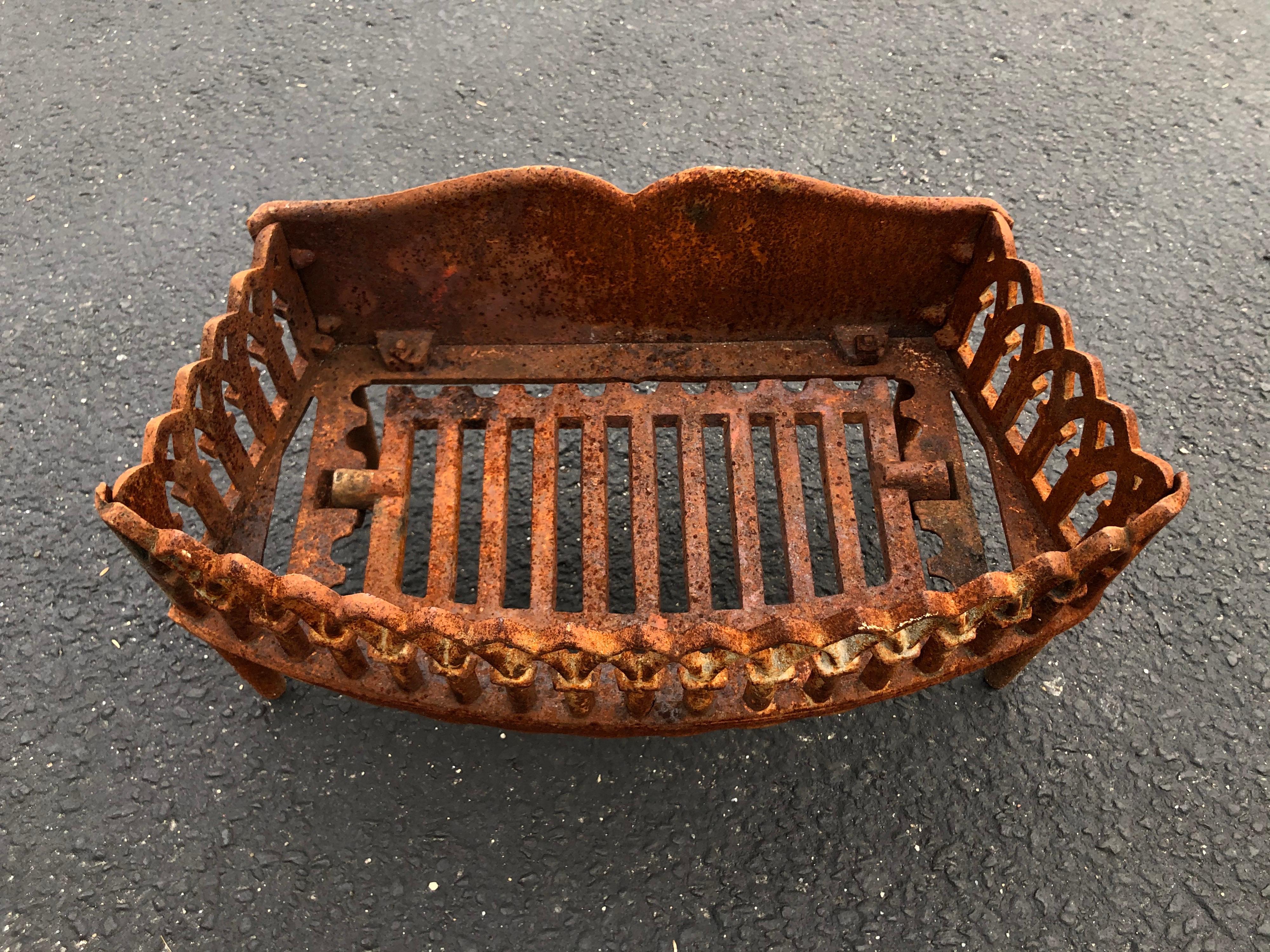 Antique Fireplace Grate 2
