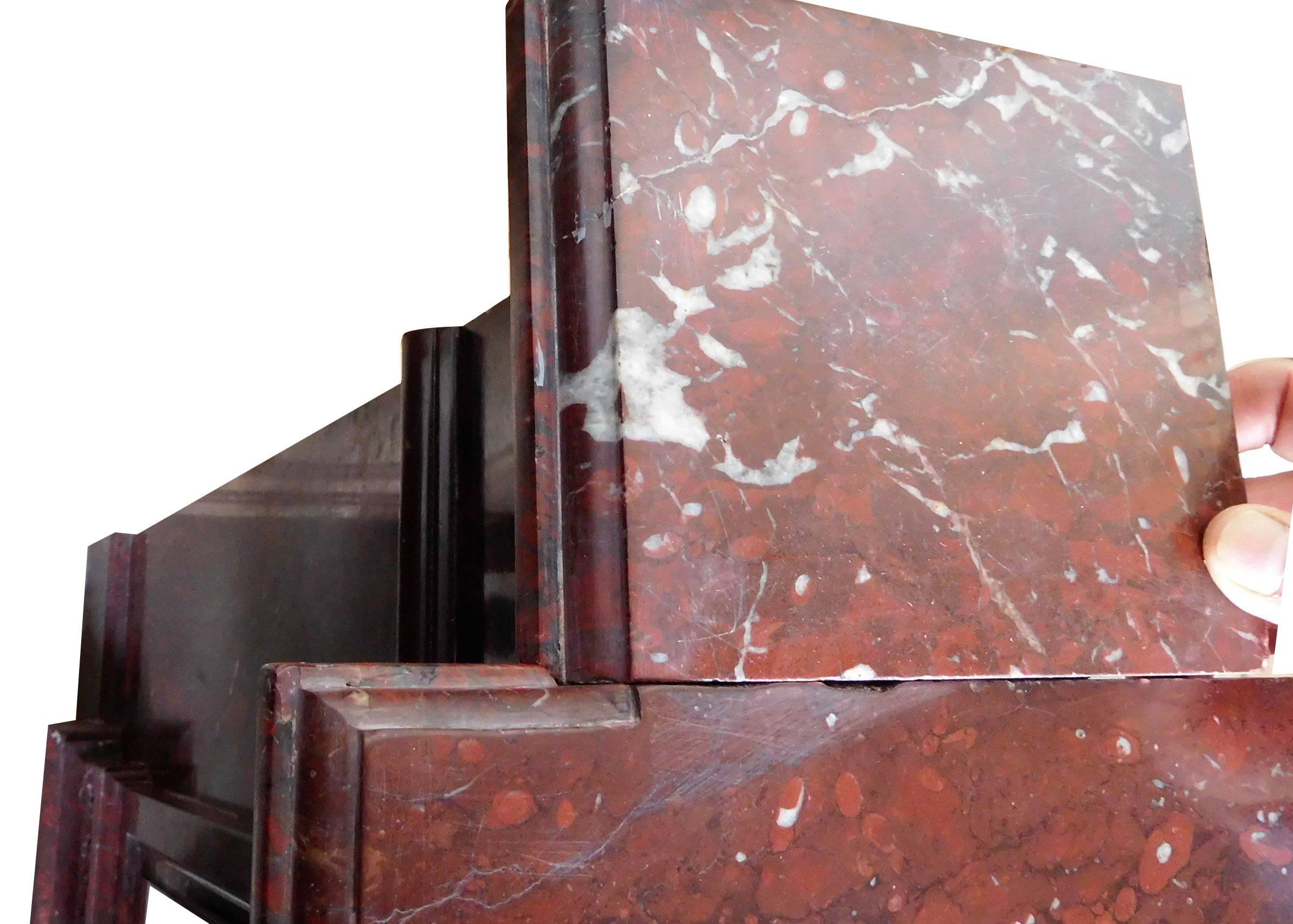 rouge griotte marble