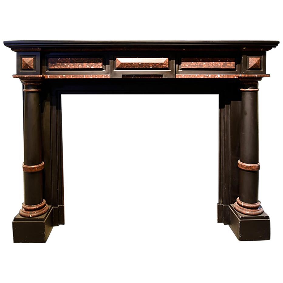 Antique Fireplace Mantel, 19th Century For Sale