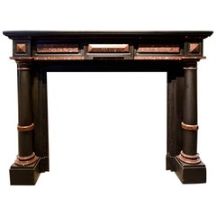 Antique Fireplace Mantel, 19th Century