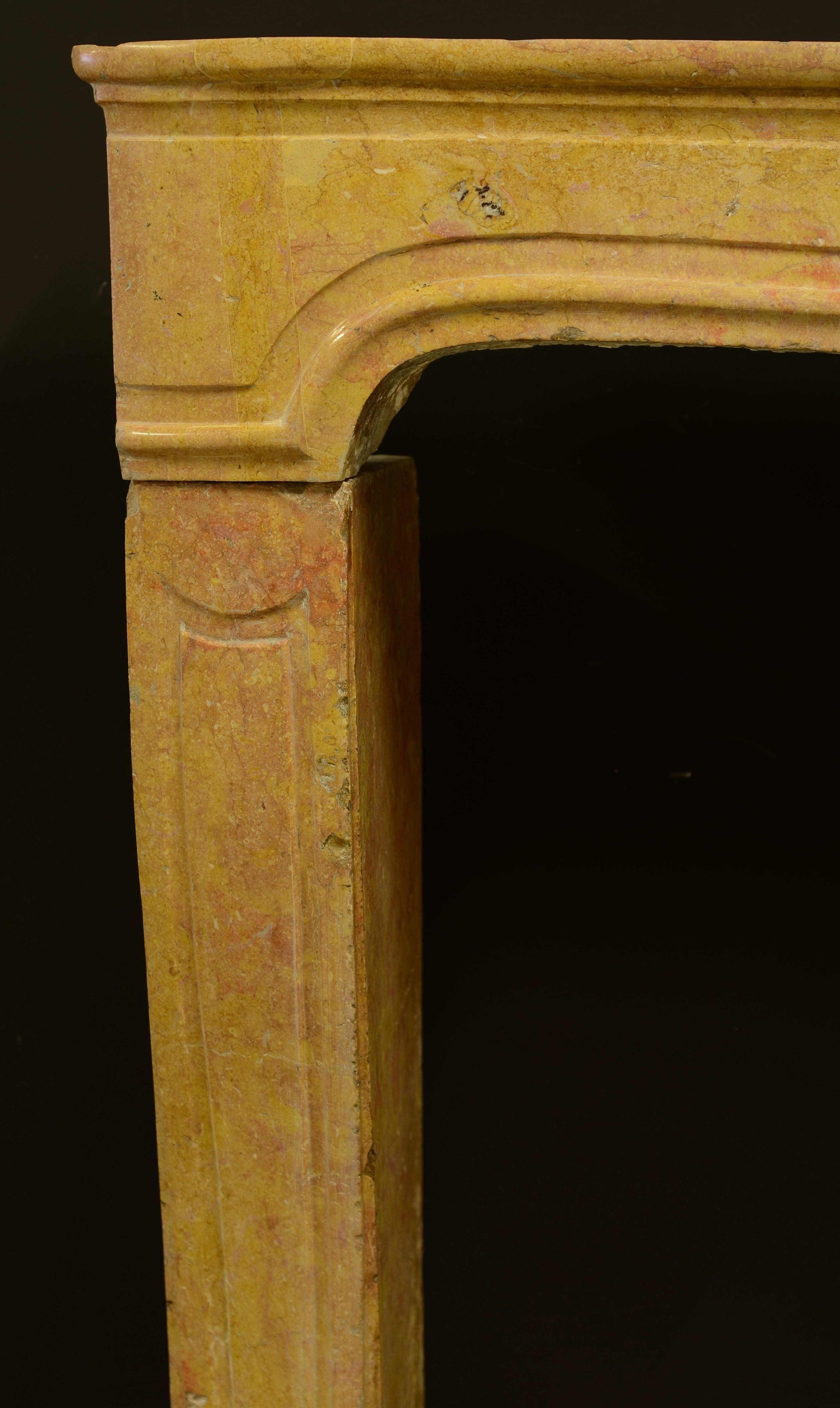 Louis XV Antique Fireplace Mantel For Sale