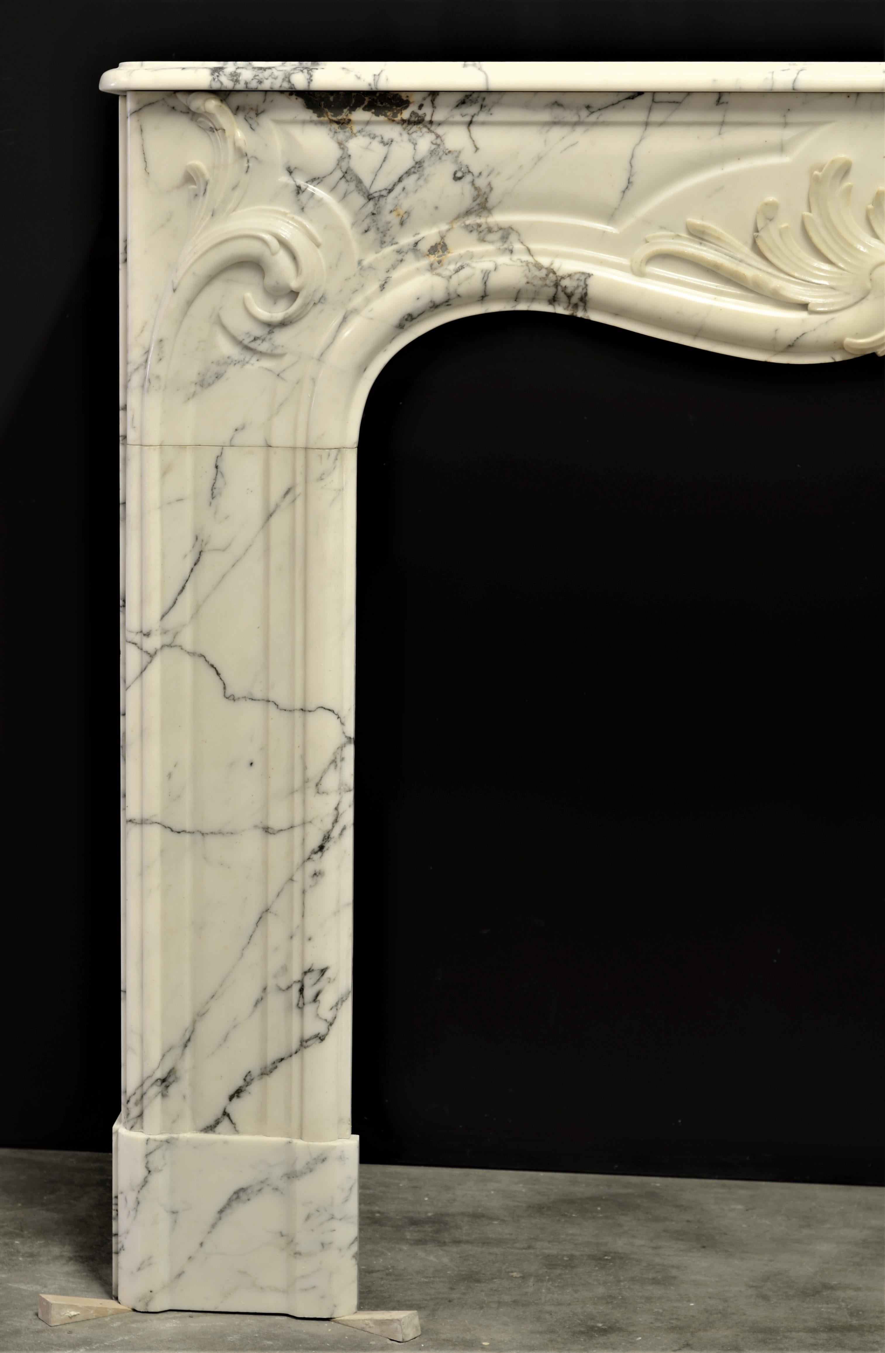 Marble Antique Fireplace Mantel