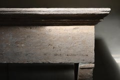 Antique Fireplace Mantel from the 17th century of french limestone
